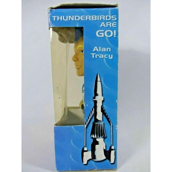 Funko Inc. 1999 Wacky Wobbler Thunderbirds Alan Tracy Bobblehead Blue Retro - Picture 4 of 5